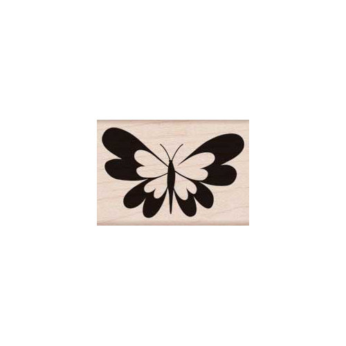 Hero Arts - Woodblock - Wood Mounted Stamps - Heart Butterfly