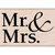 Hero Arts - Woodblock - Wood Mounted Stamps - Mr and Mrs