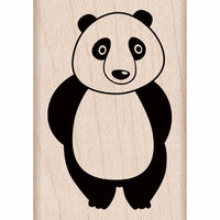 Hero Arts - Woodblock - Wood Mounted Stamps - Shy Panda