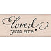 Hero Arts - Lia Griffith Collection - Woodblock - Wood Mounted Stamps - Loved You Are