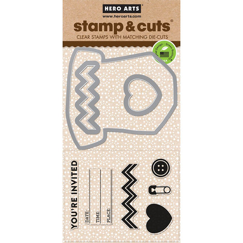 Hero Arts - Die and Clear Acrylic Stamp Set - Baby