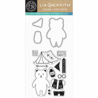 Hero Arts - Lia Griffith Collection - Die and Clear Acrylic Stamp Set - Oscar Cut-Outs