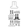 Hero Arts - Halloween - Die and Clear Photopolymer Stamp Set - Witch Feet