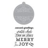 Hero Arts - Lia Griffith Collection - Christmas - Die and Clear Acrylic Stamp Set - Winter Cheer Tag