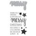 Hero Arts - Christmas - Die and Clear Photopolymer Stamp Set - Merry