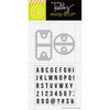 Hero Arts - Kelly Purkey Collection - Die and Clear Photopolymer Stamp Set - Alpha Tabs