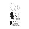 Hero Arts - Fall Collection - Halloween - Die and Clear Photopolymer Stamp Set - Boo