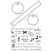 Hero Arts - Die and Clear Photopolymer Stamp Set - Little Messages