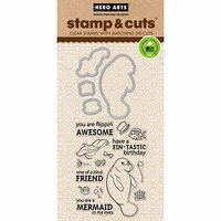 Hero Arts - Die and Clear Photopolymer Stamp Set - Manatee