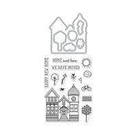 Hero Arts - Die and Clear Photopolymer Stamp Set - House
