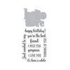 Hero Arts - Die and Clear Photopolymer Stamp Set - Hello There