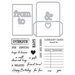 Hero Arts - Die and Clear Photopolymer Stamp Set - Library Card