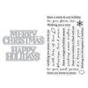 Hero Arts - Die and Clear Photopolymer Stamp Set - Christmas Holidays