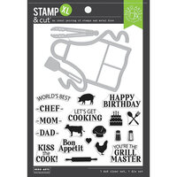 Hero Arts - Stamp and Cut - Die and Clear Photopolymer Stamp Set - Apron