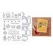 Hero Arts - Retro Kitchen Collection - Stamp and Cut Set - On the Shelf