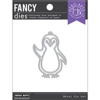 Hero Arts - Christmas - Fancy Dies - Small Penguin Tag