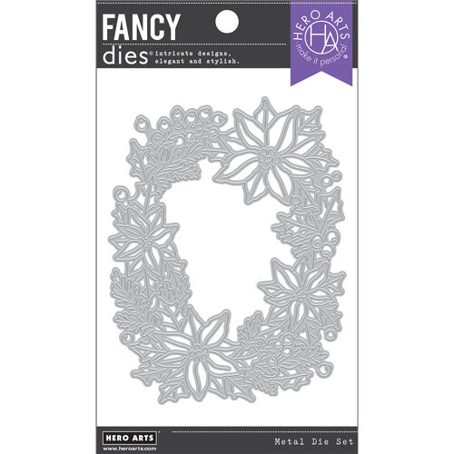 Hero Arts - Fancy Dies - Poinsettia Window