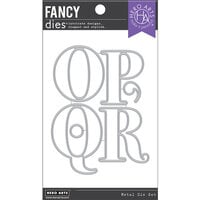 Hero Arts - Fancy Dies - Letters - O-R