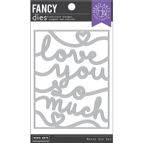 Hero Arts - Fancy Dies - Love You So Much