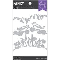 Hero Arts - Fancy Dies - Tri-Fold Garden Birds