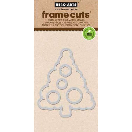 Hero Arts - Frame Cuts - Christmas - Dies - Circle Christmas Tree