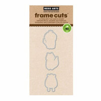 Hero Arts - Baby Collection - Frame Cuts - Die Cutting Template - Animal Trio