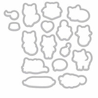 Hero Arts - Friendly Critters Collection - Frame Cuts - Dies - Purr