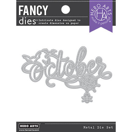 Hero Arts - Fancy Dies - October Word