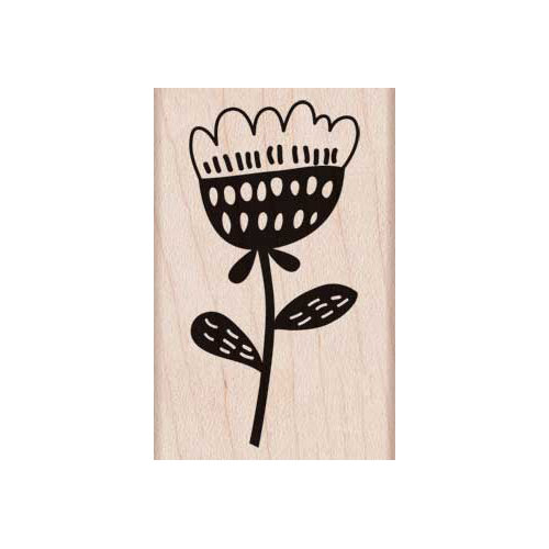 Hero Arts - Woodblock - Wood Mounted Stamps - Small Bold Flower