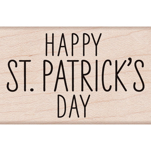 Hero Arts - Woodblock - Wood Mounted Stamps - Happy St Patricks Day