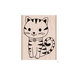 Hero Arts - Friendly Critters Collection - Woodblock - Wood Mounted Stamps - Purring Kitty