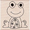 Hero Arts - Woodblock - Wood Mounted Stamps - Flower Frog