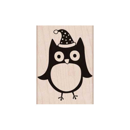 Hero Arts - Woodblock - Christmas - Wood Mounted Stamps - Christmas Owl