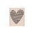 Hero Arts - Woodblock - Wood Mounted Stamps - Striped Heart