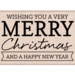 Hero Arts - Woodblock - Christmas - Wood Mounted Stamps - Wishing You a Very