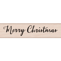 Hero Arts - Woodblock - Wood Mounted Stamps - Merry Christmas Writing
