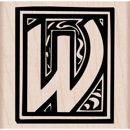 Hero Arts - Woodblock - Wood Mounted Stamps - Illuminated W
