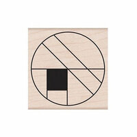 Hero Arts - Woodblock - Wood Mounted Stamps - Large Circle Grid