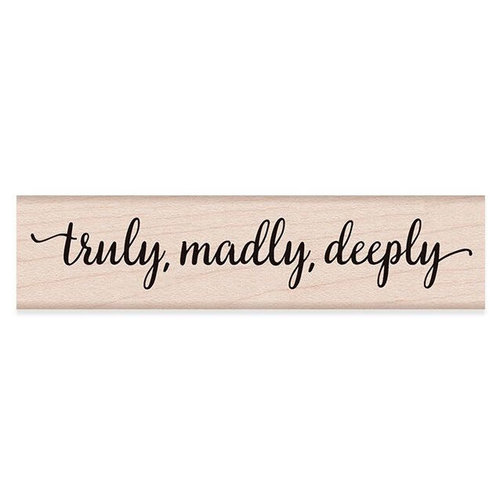 Hero Arts - Woodblock - Wood Mounted Stamps - Truly, Madly, Deeply