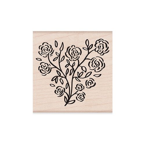 Hero Arts - Woodblock - Wood Mounted Stamps - Rose Heart