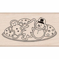 Hero Arts - Woodblock - Christmas - Wood Mounted Stamps - Christmas Cookies