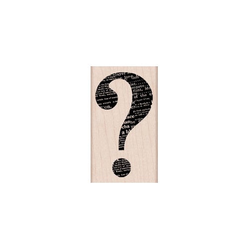 Hero Arts - Woodblock - Wood Mounted Stamps - Question Mark