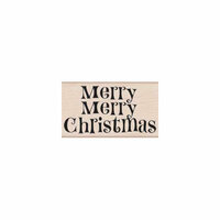 Hero Arts - Woodblock - Christmas - Wood Mounted Stamps - Merry Merry Christmas
