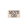 Hero Arts - Woodblock - Wood Mounted Stamps - Move On