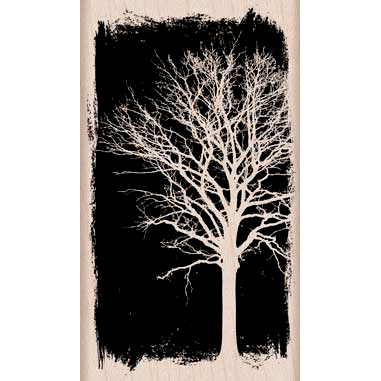Hero Arts - Woodblock - Wood Mounted Stamps - Over Exposed Tree
