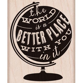 Hero Arts - Wood Block - Wood Mounted Stamp - Better Place