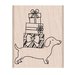 Hero Arts - Woodblock - Christmas - Wood Mounted Stamps - Holiday Dachshund
