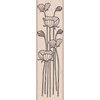 Hero Arts - Woodblock - Wood Mounted Stamps - Long Stem Flowers