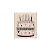 Hero Arts - Woodblock - Wood Mounted Stamps - Heart Cake