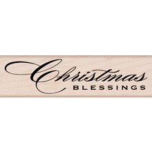 Hero Arts - Woodblock - Wood Mounted Stamps - Christmas Blessings